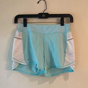 Blue Athleta Girl Shorts